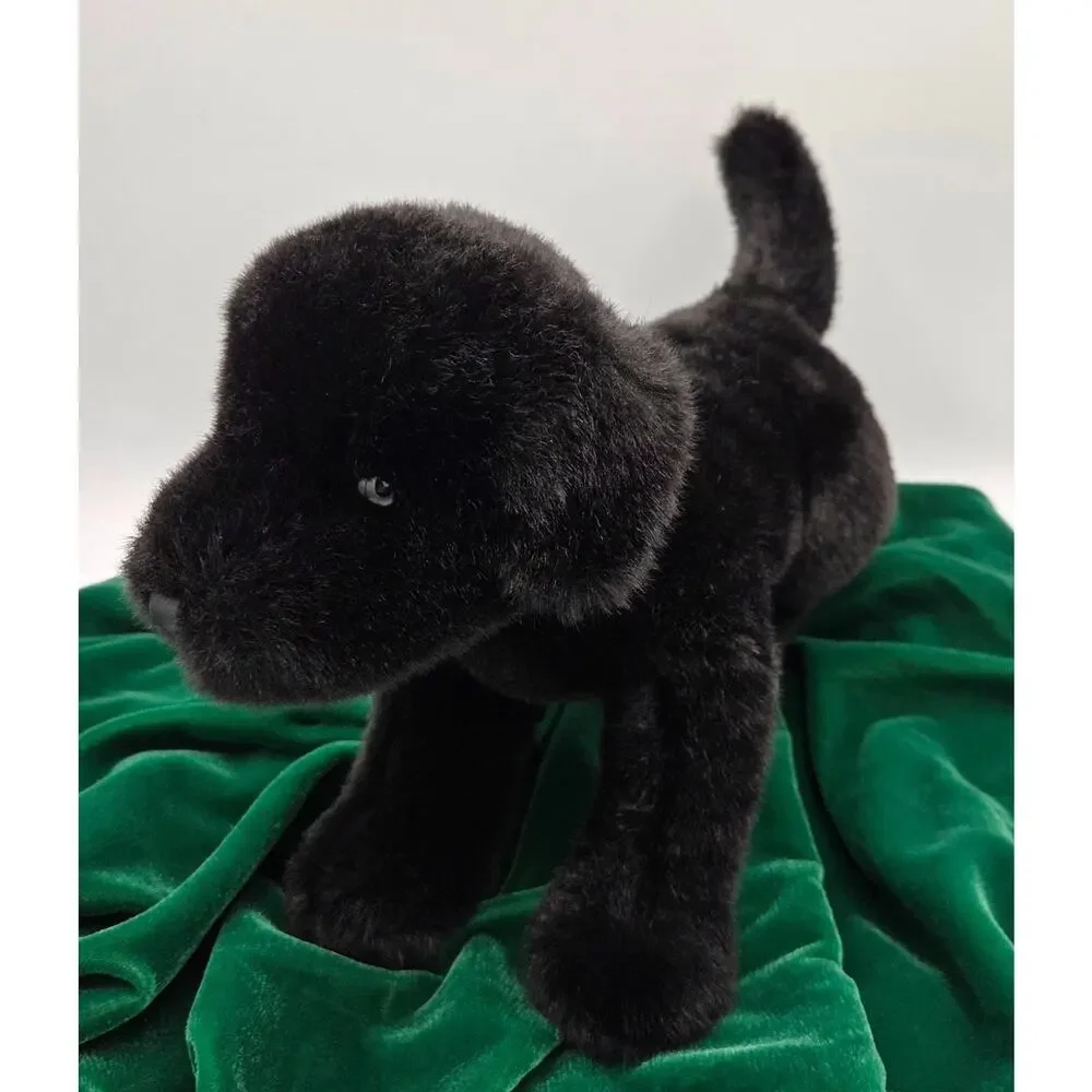 Douglas Brewster Black Lab Dog Plush Stuffed Animal Puppy 12